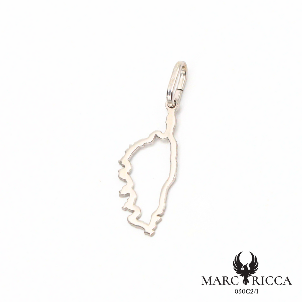 Pendentif corse creuse en vermeil ou argent