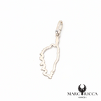 Pendentif corse creuse en vermeil ou argent