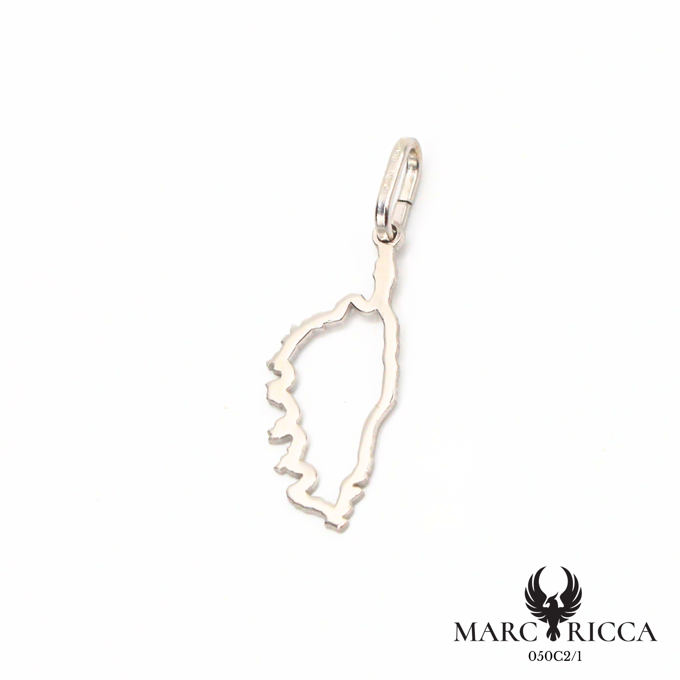 Pendentif corse creuse en vermeil ou argent