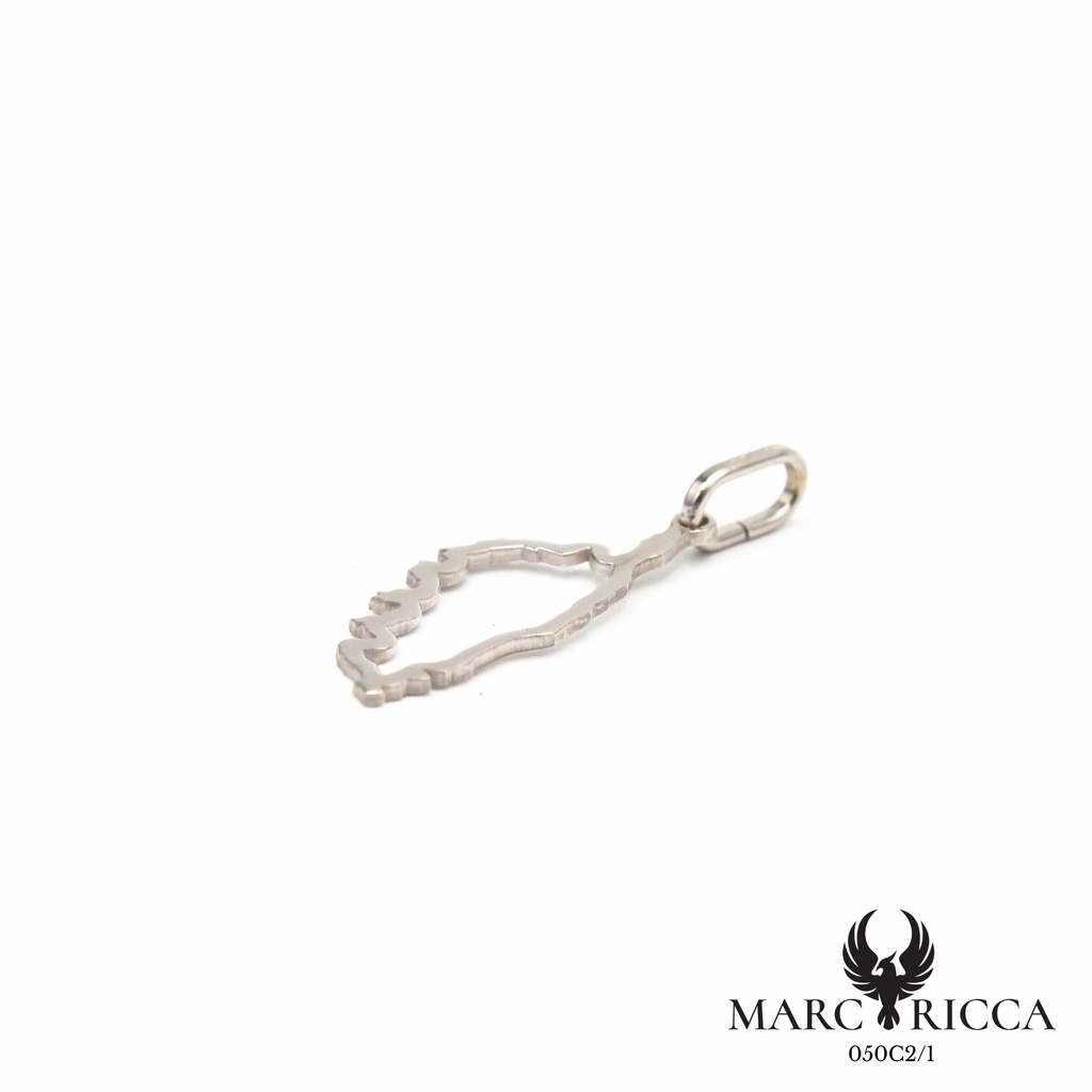 Pendentif corse creuse en vermeil ou argent