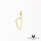 Pendentif corse creuse en vermeil ou argent