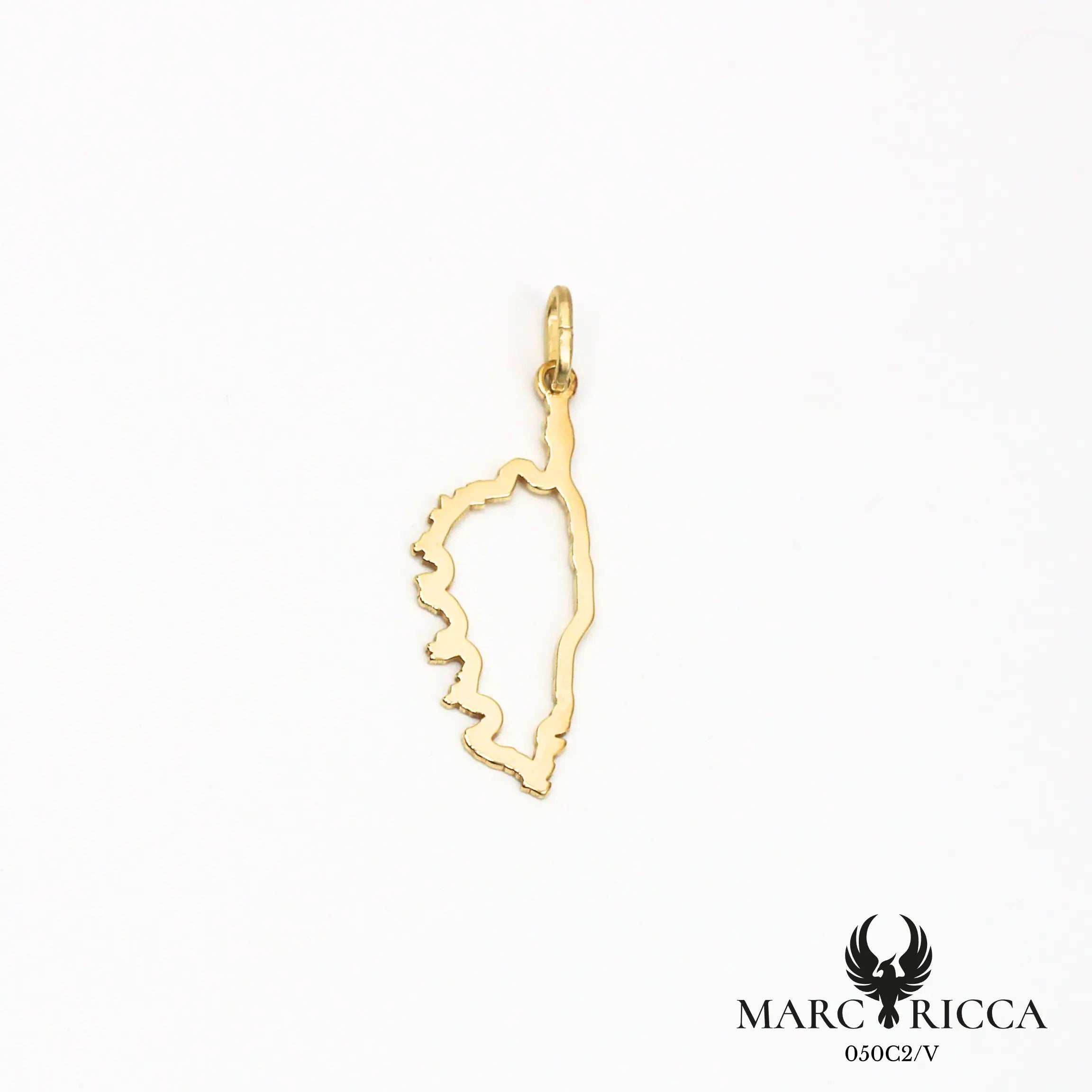 Pendentif corse creuse en vermeil ou argent