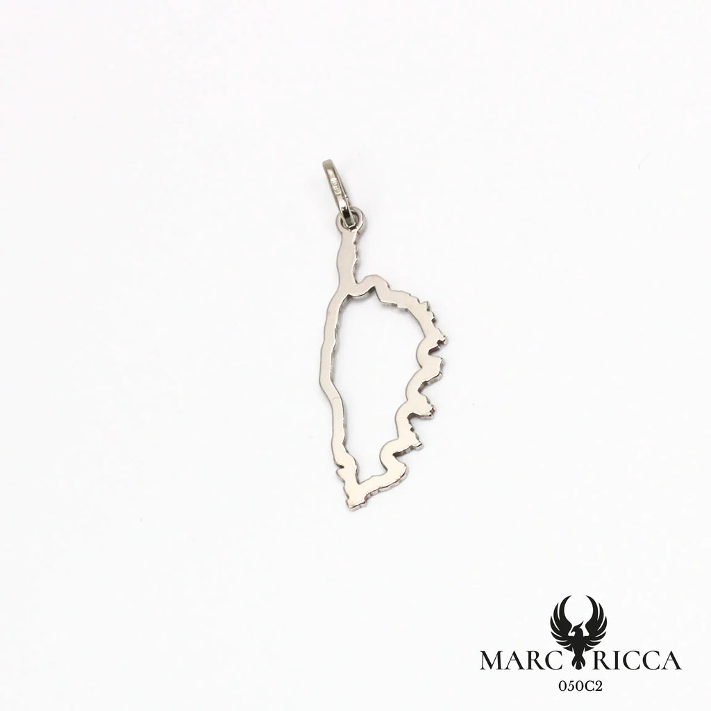 Pendentif corse creuse en vermeil ou argent
