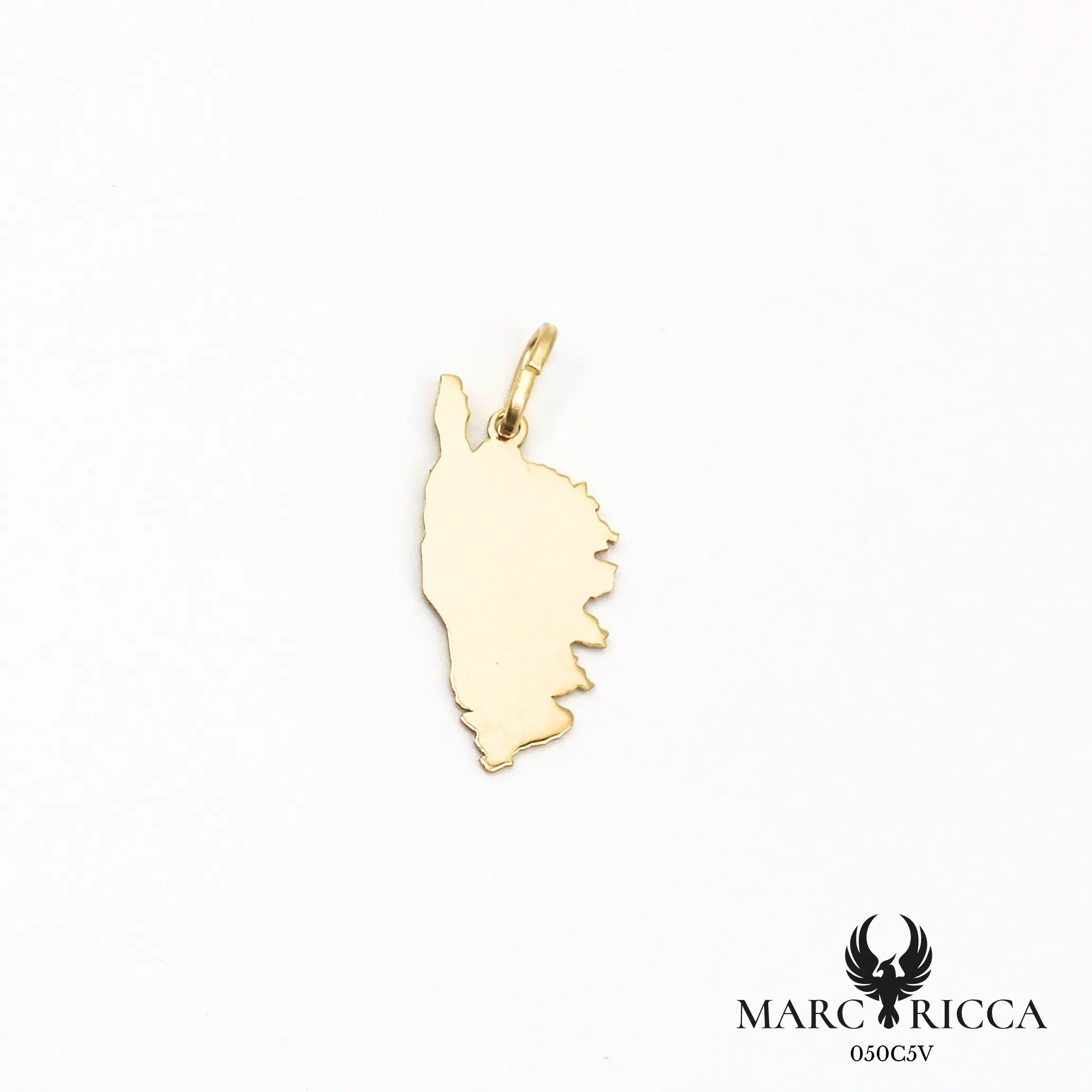 Pendentif corse avec villes en argent ou vermeil