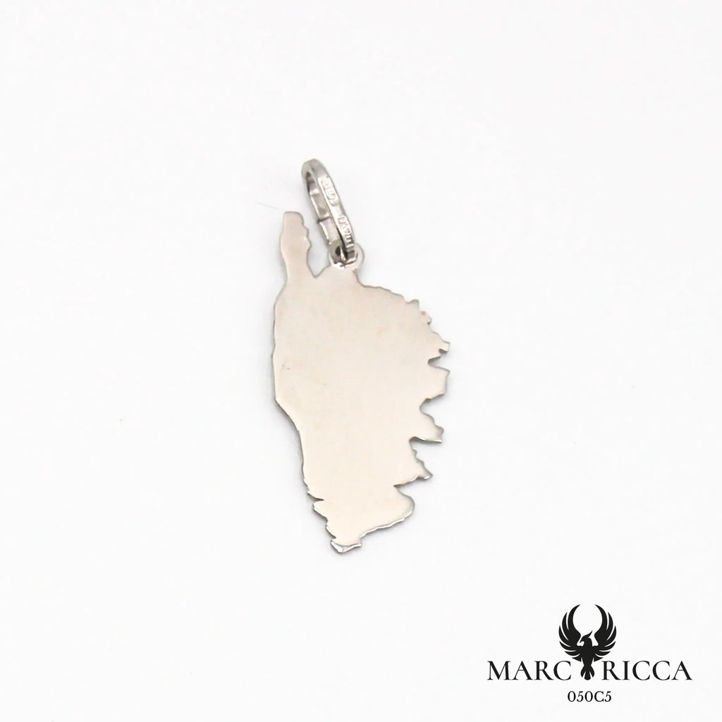 Pendentif corse avec villes en argent ou vermeil
