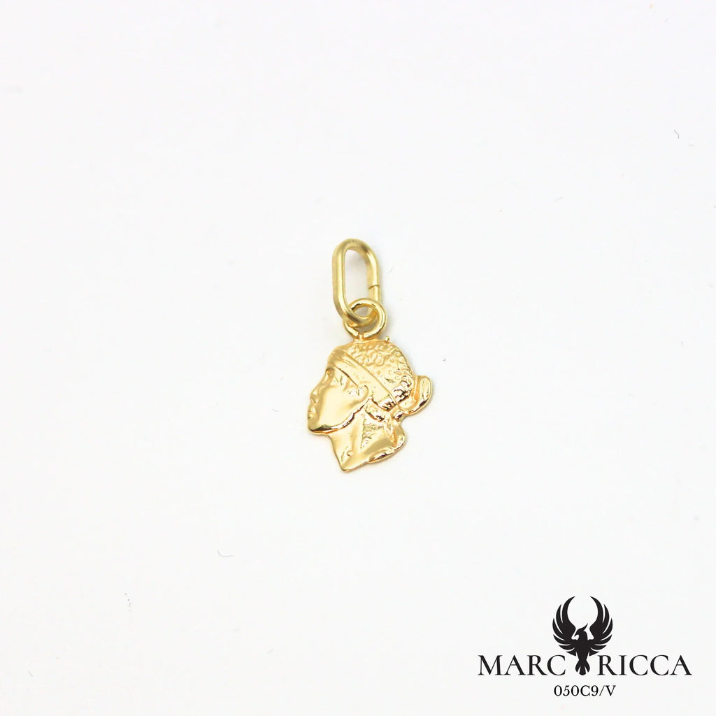 Pendentif Tête de Maure en argent ou vermeil