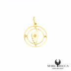Pendentif Corse avec points cardinaux en argent ou vermeil