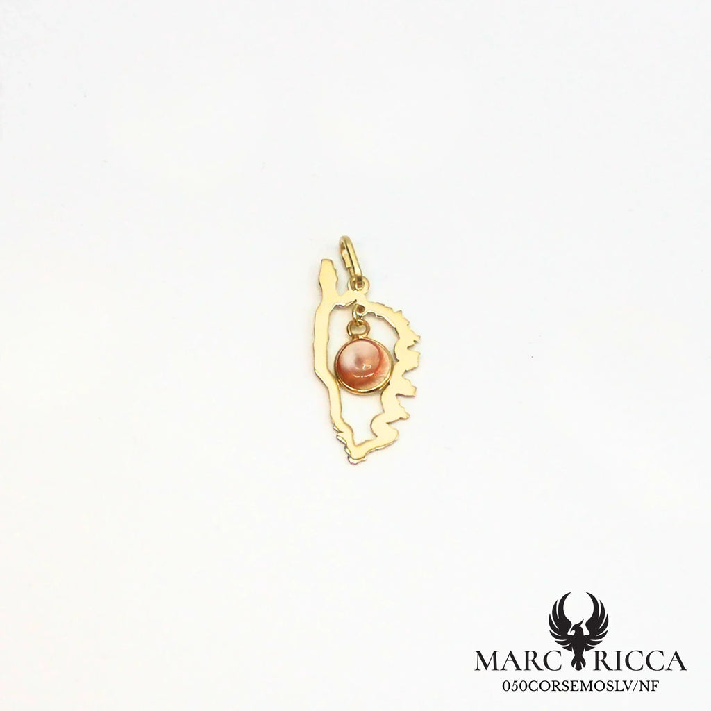 Pendentif corse œil de Sainte Lucie en argent ou vermeil