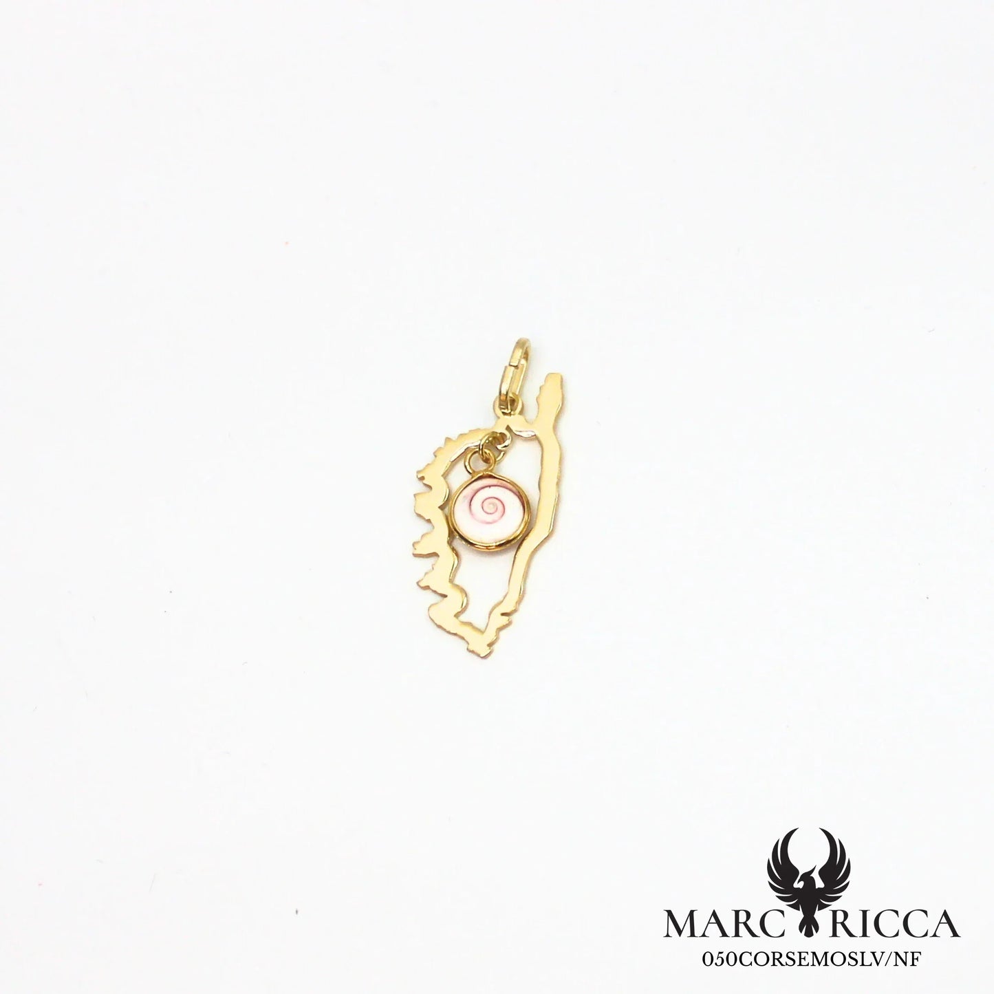 Pendentif corse œil de Sainte Lucie en argent ou vermeil
