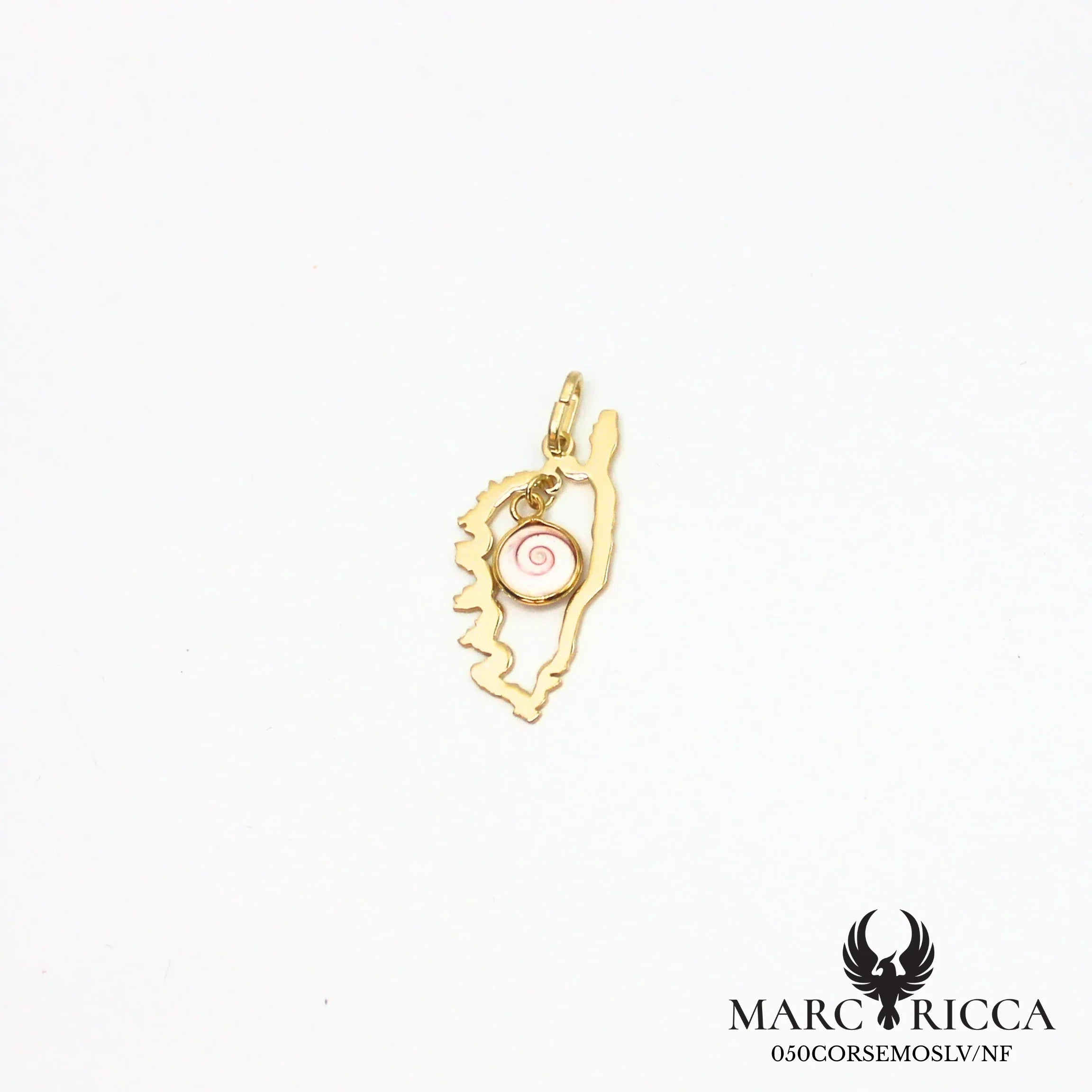 Pendentif corse œil de Sainte Lucie en argent ou vermeil
