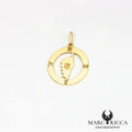 Pendentif Corse avec points cardinaux en argent ou vermeil