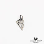 Pendentif corse stylisée avec bandeau en argent ou vermeil