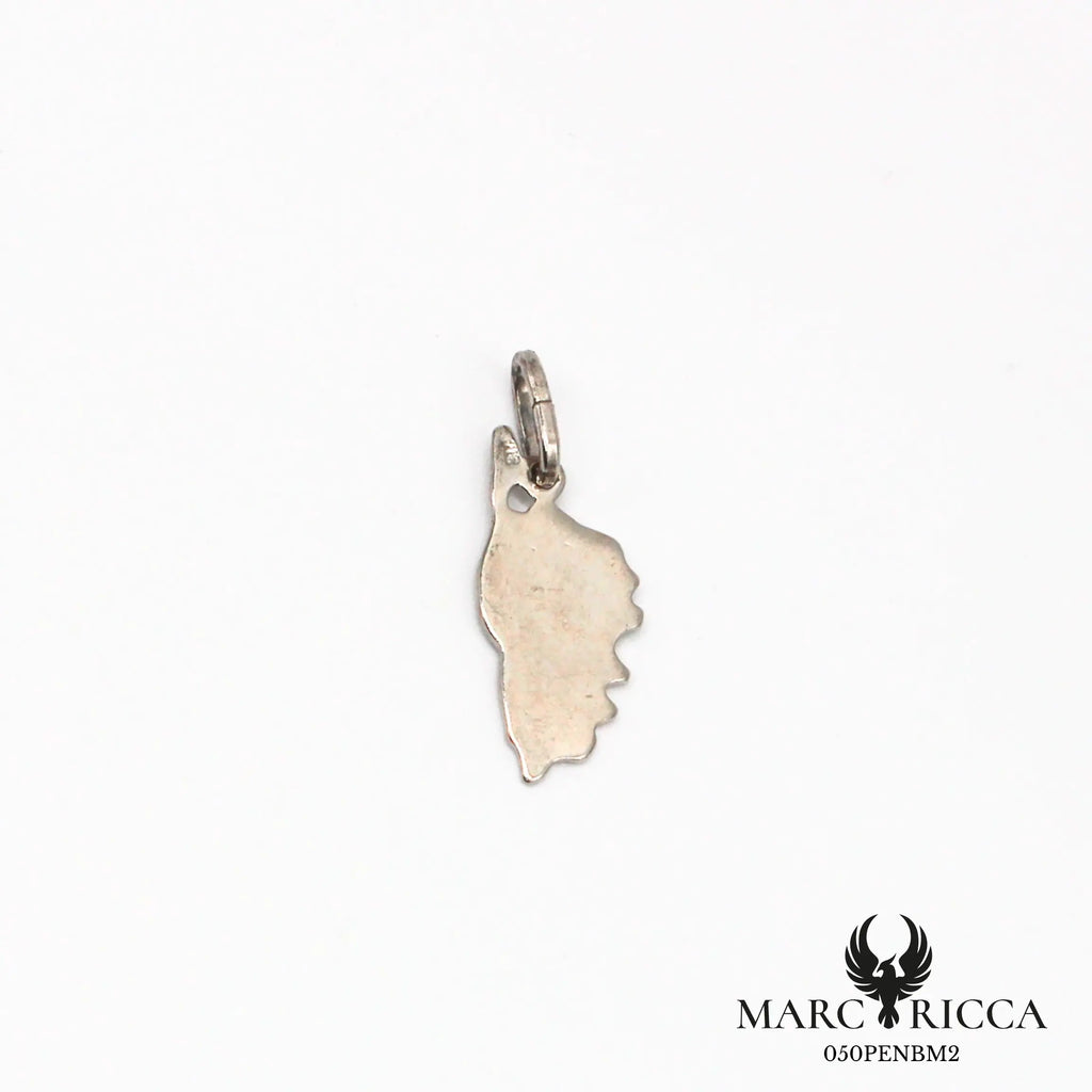 Pendentif corse avec villes gravées en argent ou vermeil