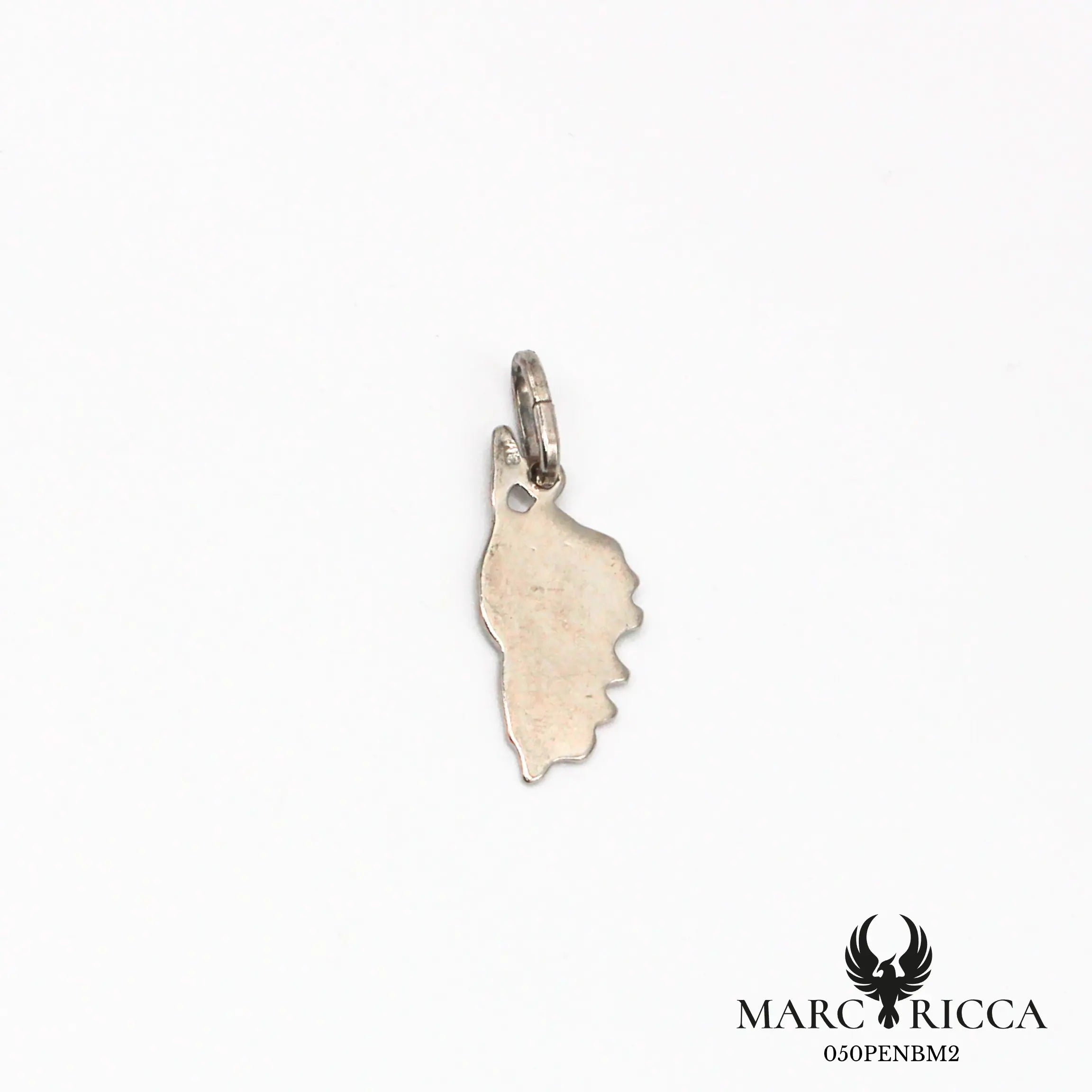 Pendentif corse avec villes gravées en argent ou vermeil