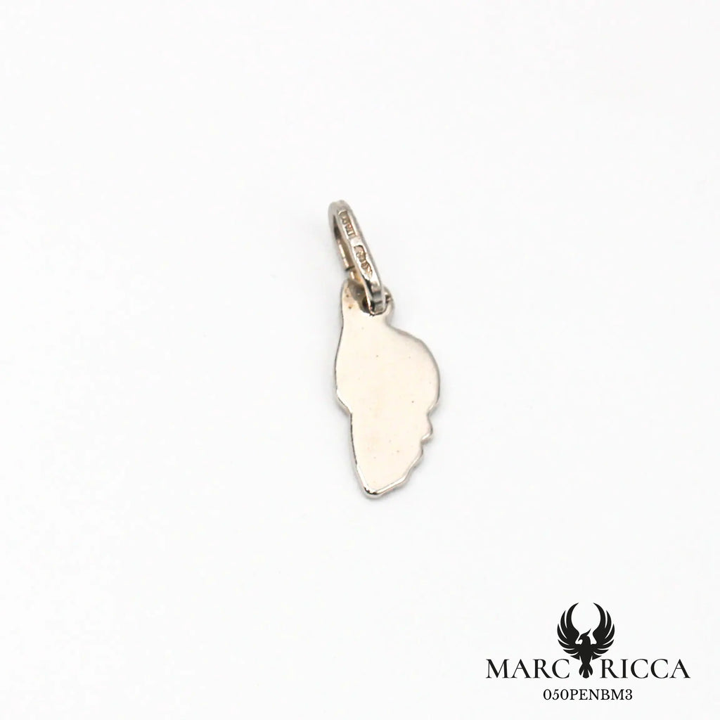 Pendentif corse avec villes gravées en argent ou vermeil