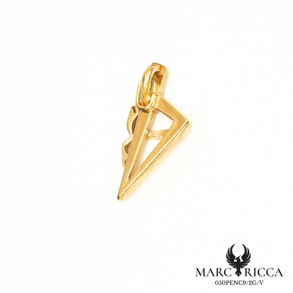 Pendentif corse Stylisé avec bandeau en argent ou vermeil