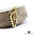 Pendentif Argent Corse & Initiale