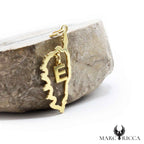 Pendentif Argent Corse & Initiale