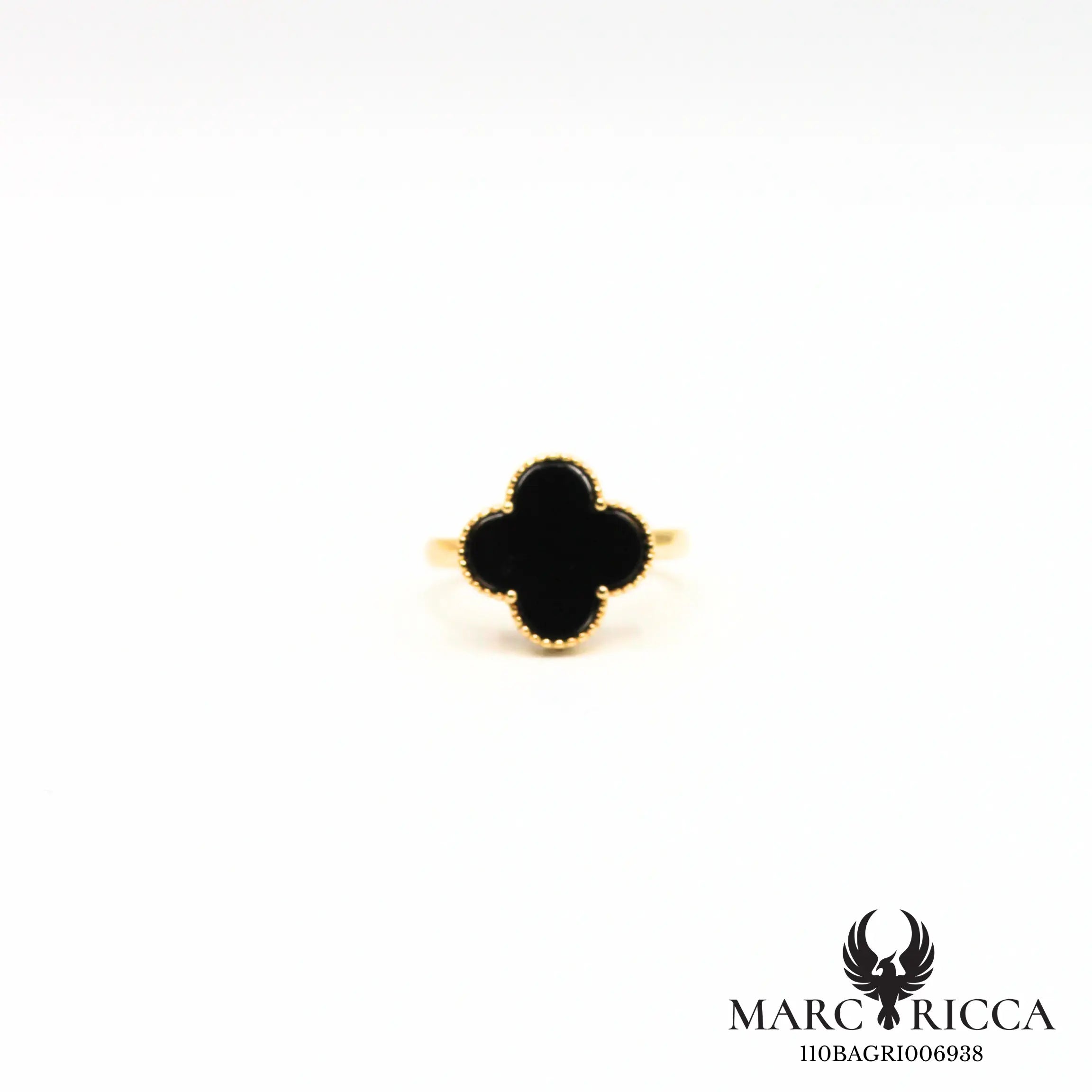 Bague trèfle en vermeil réglable