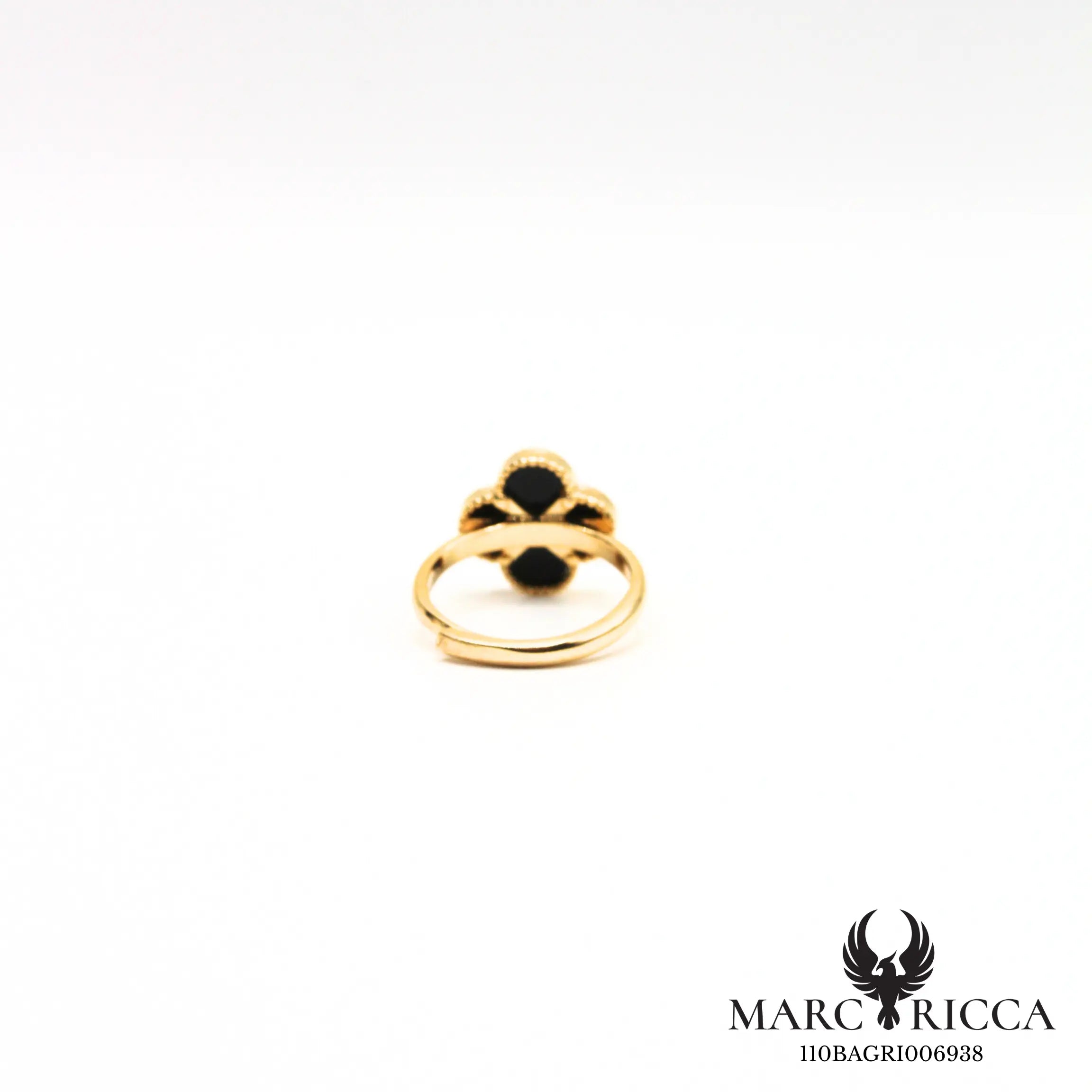 Bague trèfle en vermeil réglable