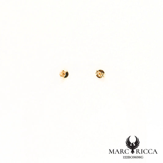 Boucles d'oreilles clous nœuds en vermeil