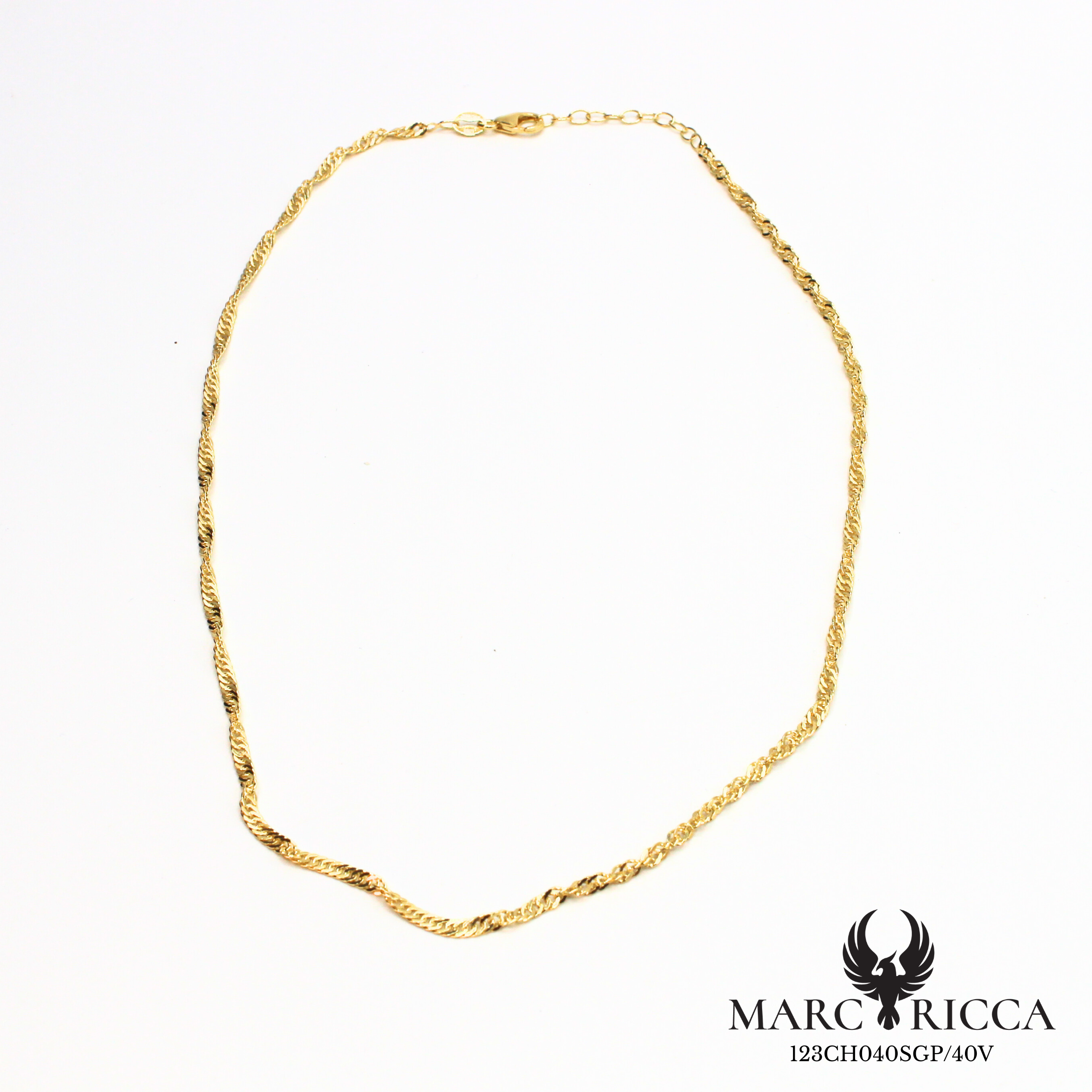 Chaine en argent 925 ou vermeil maille Singapour