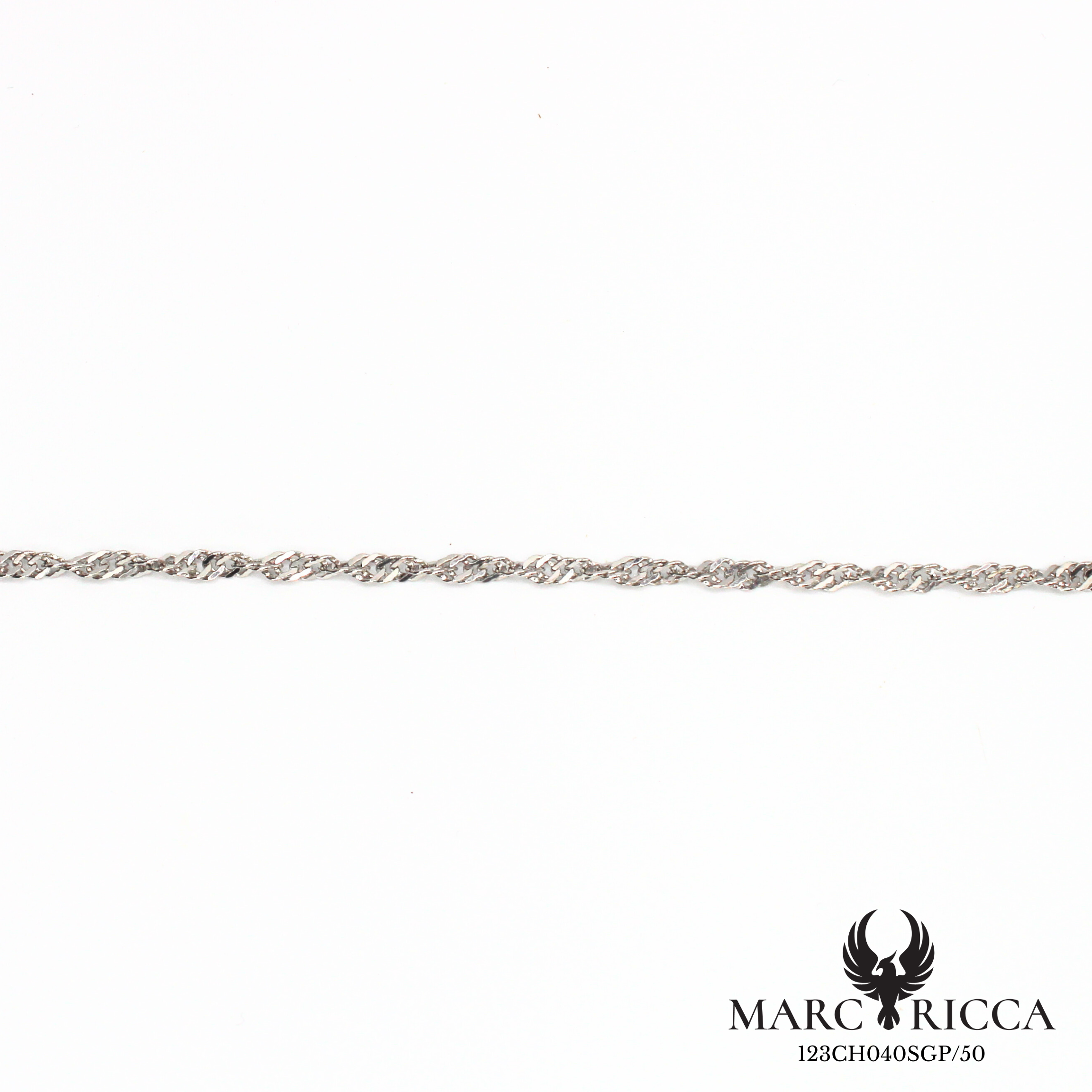 Chaine en argent 925 ou vermeil maille Singapour