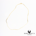 Chaine maille serpent en argent 925 ou vermeil