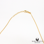 Collier en vermeil avec Corail chips