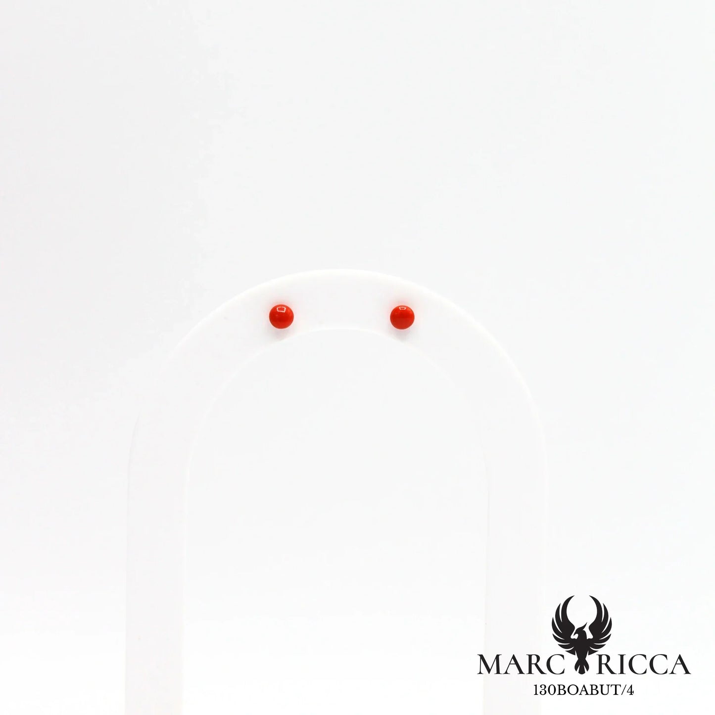 Boucles d'oreilles perles de corail en argent