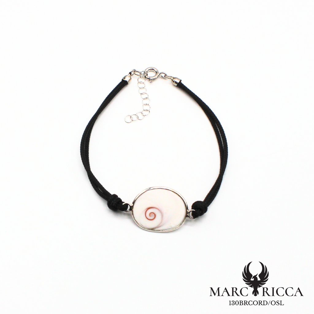 Bracelet Argent Cordon œil de St-Lucie