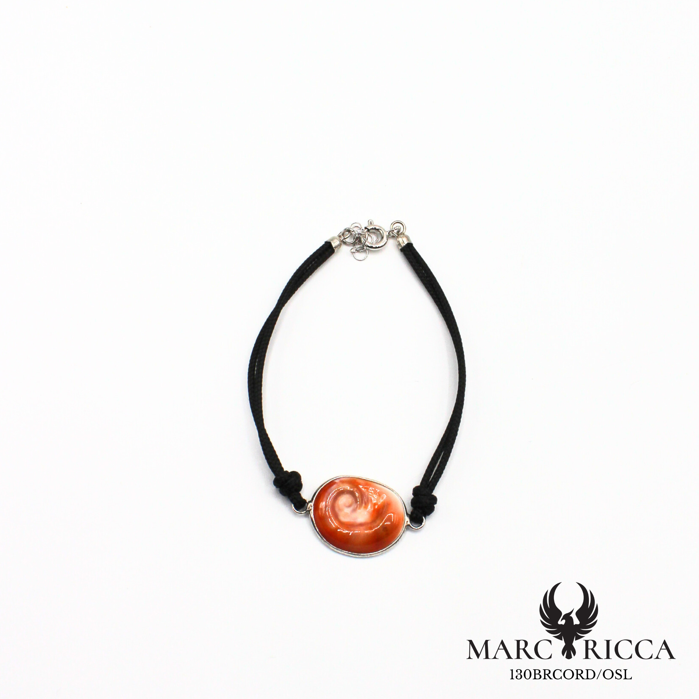 Bracelet Argent Cordon œil de St-Lucie