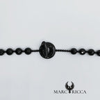 Collier Branches Corail et perles d'Onyx