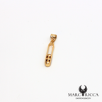 Pendentif en vermeil avec 3 perles de corail de 3 mm