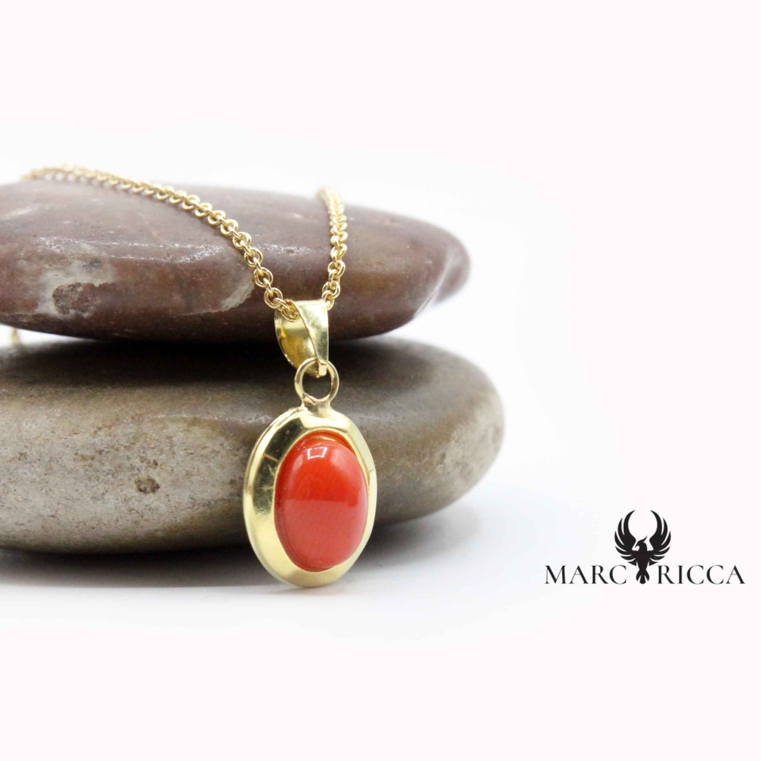 Pendentif Or Ovale 18 Carats