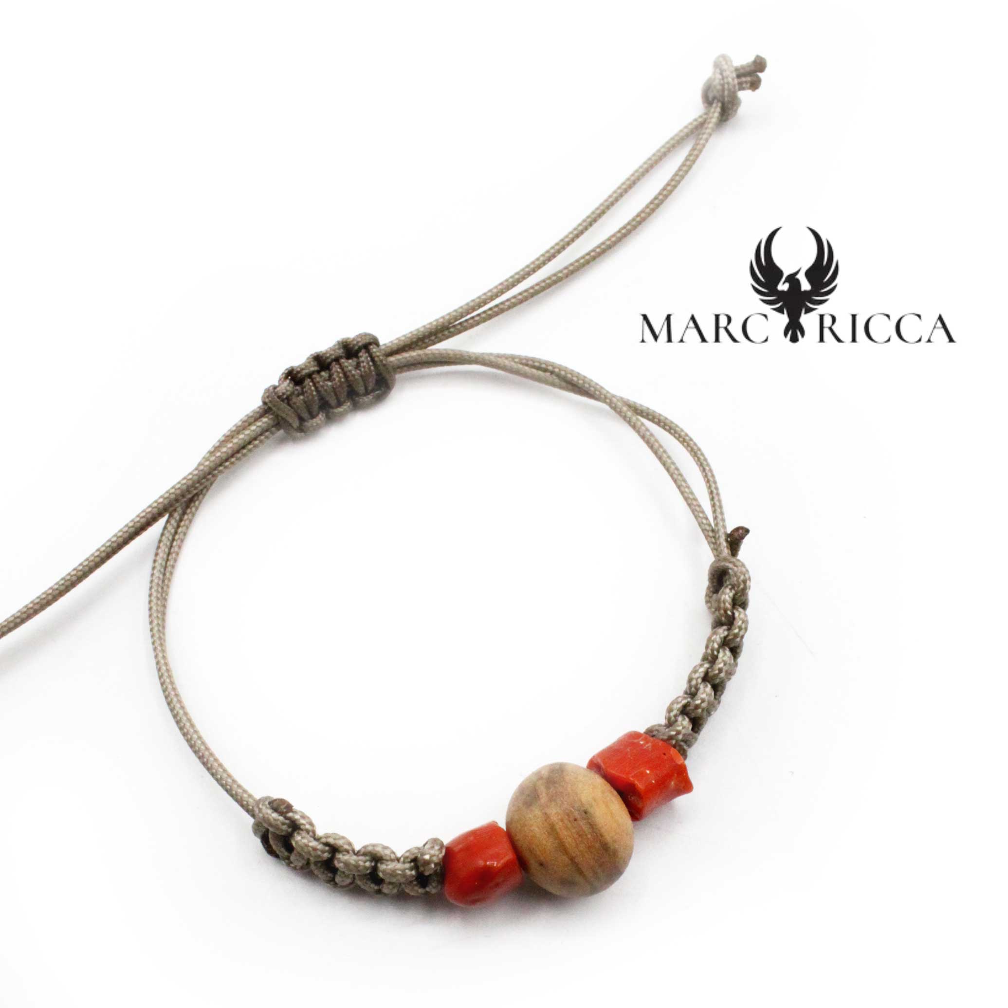 Bracelet Cordon Olivier & Corail