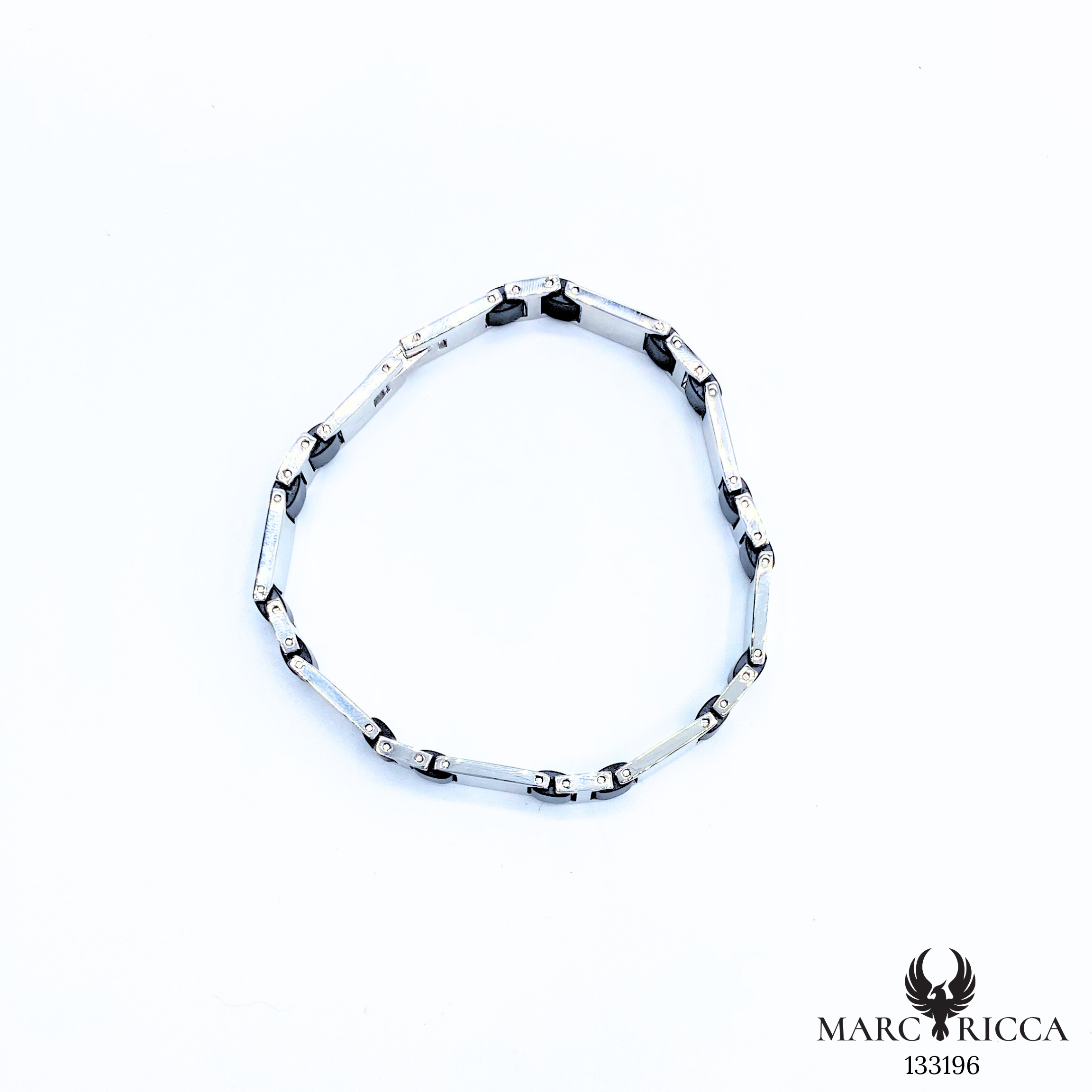 Bracelet Acier et caoutchouc