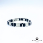 Bracelet Acier et caoutchouc