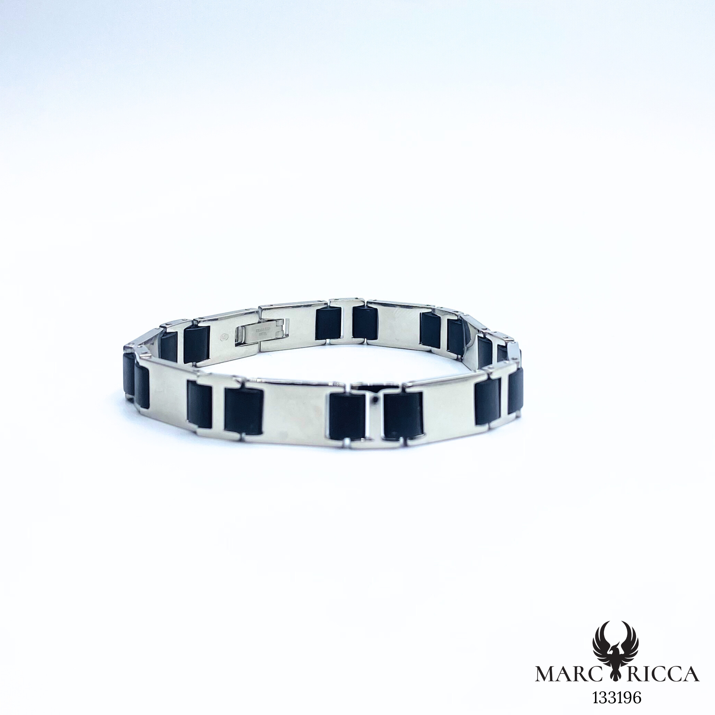 Bracelet Acier et caoutchouc