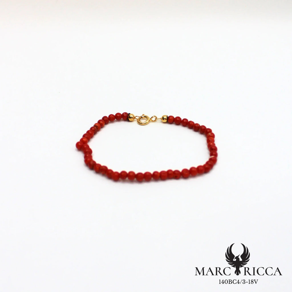 Bracelet perles corail 3 mm