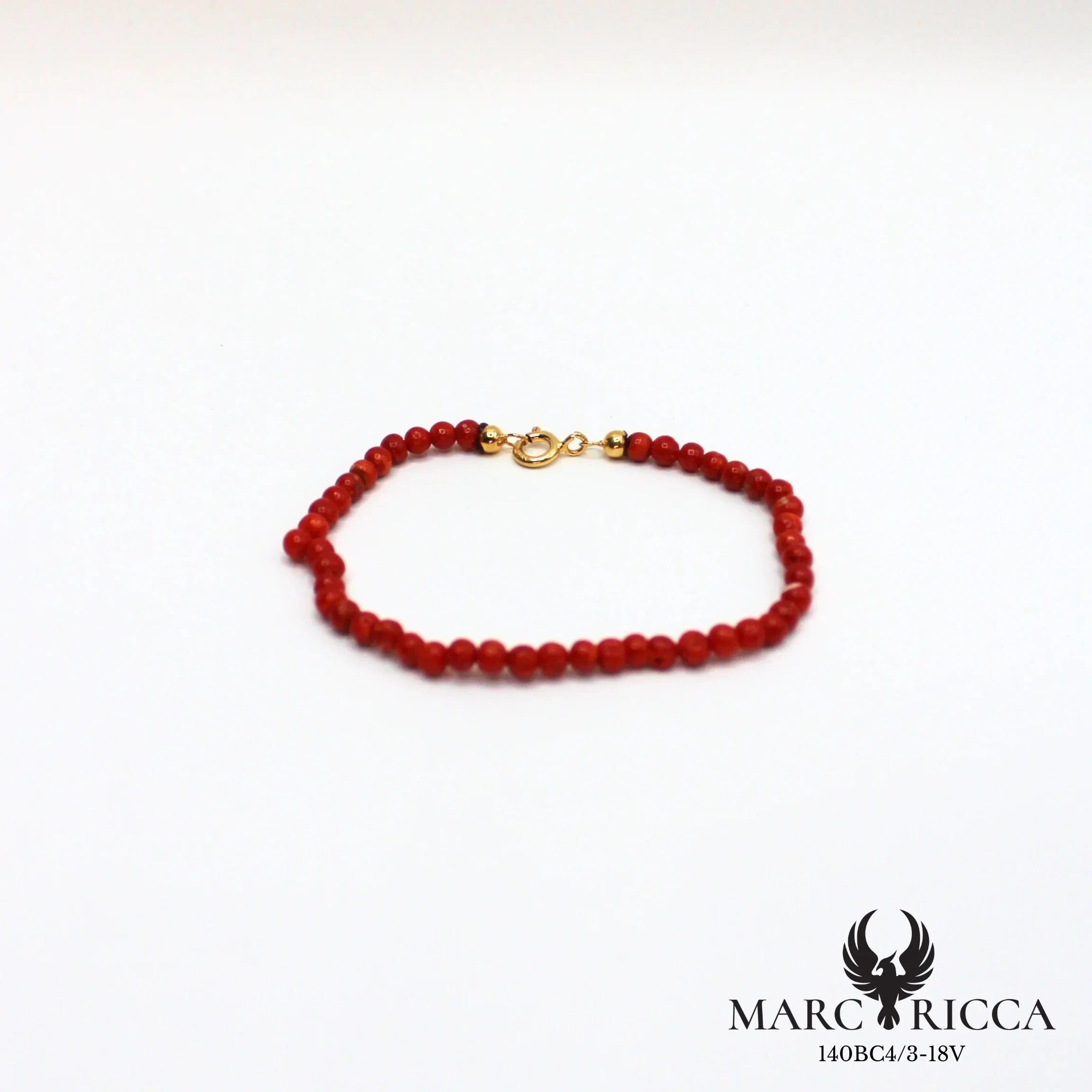 Bracelet perles corail 3 mm