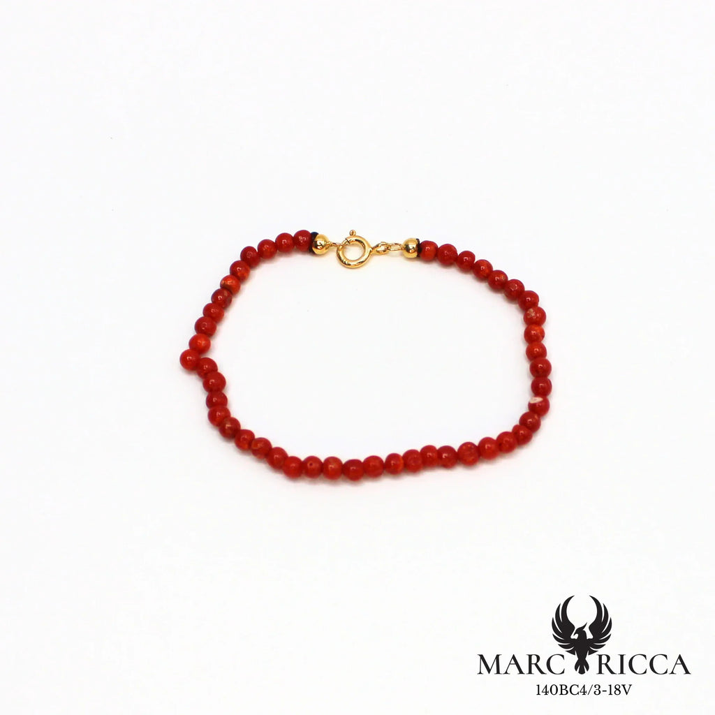 Bracelet perles corail 3 mm