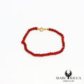 Bracelet perles corail 3 mm