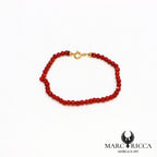 Bracelet perles corail 3 mm