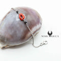 Bracelet Argent Anneau de Corail Chainette