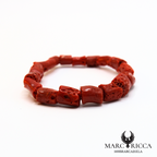 Bracelet élastique tube de corail