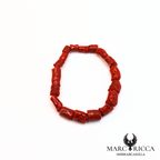 Bracelet élastique tube de corail