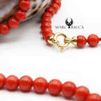 Collier Or Perles de Corail