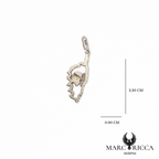Pendentif Argent Corse & Tête de Maure