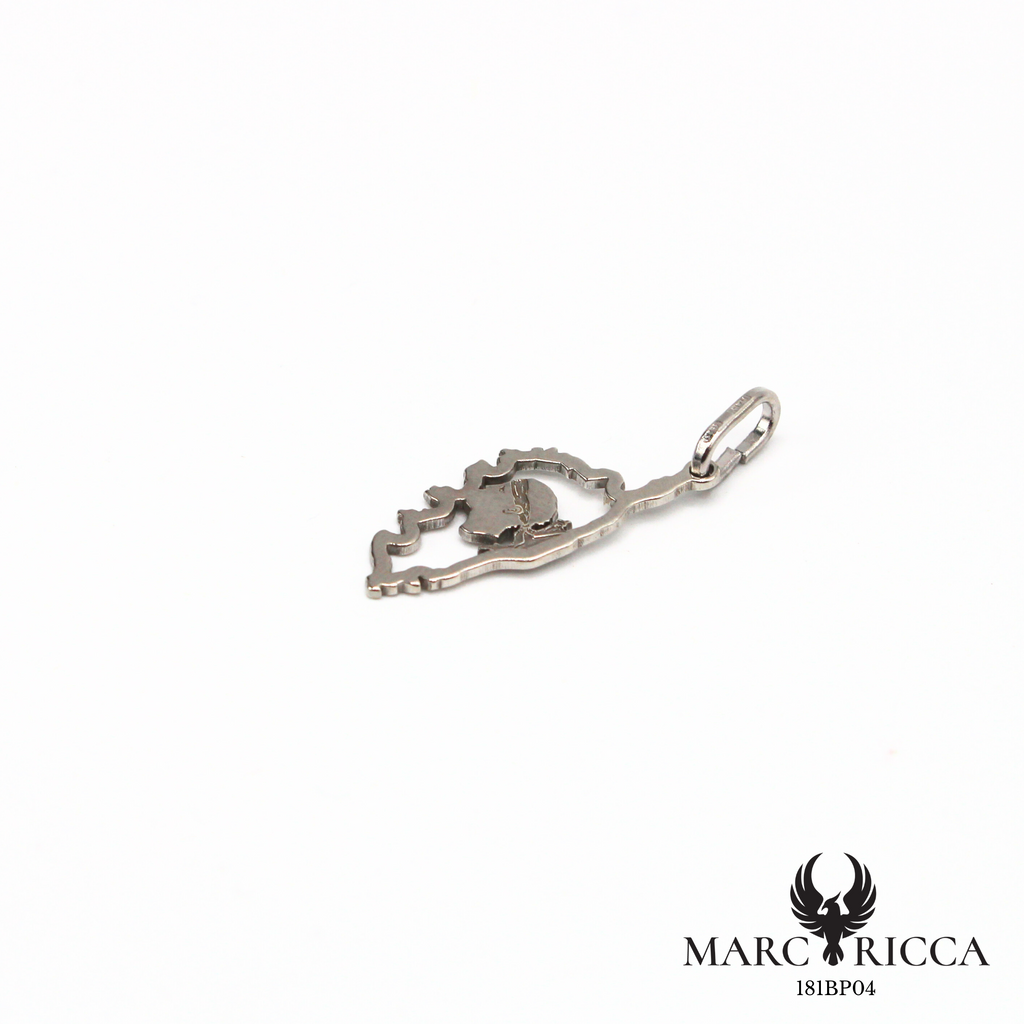 Pendentif Argent Corse & Tête de Maure